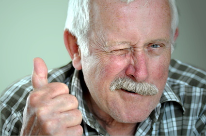 Mann mit Stolz im Gesicht - Physiognomik